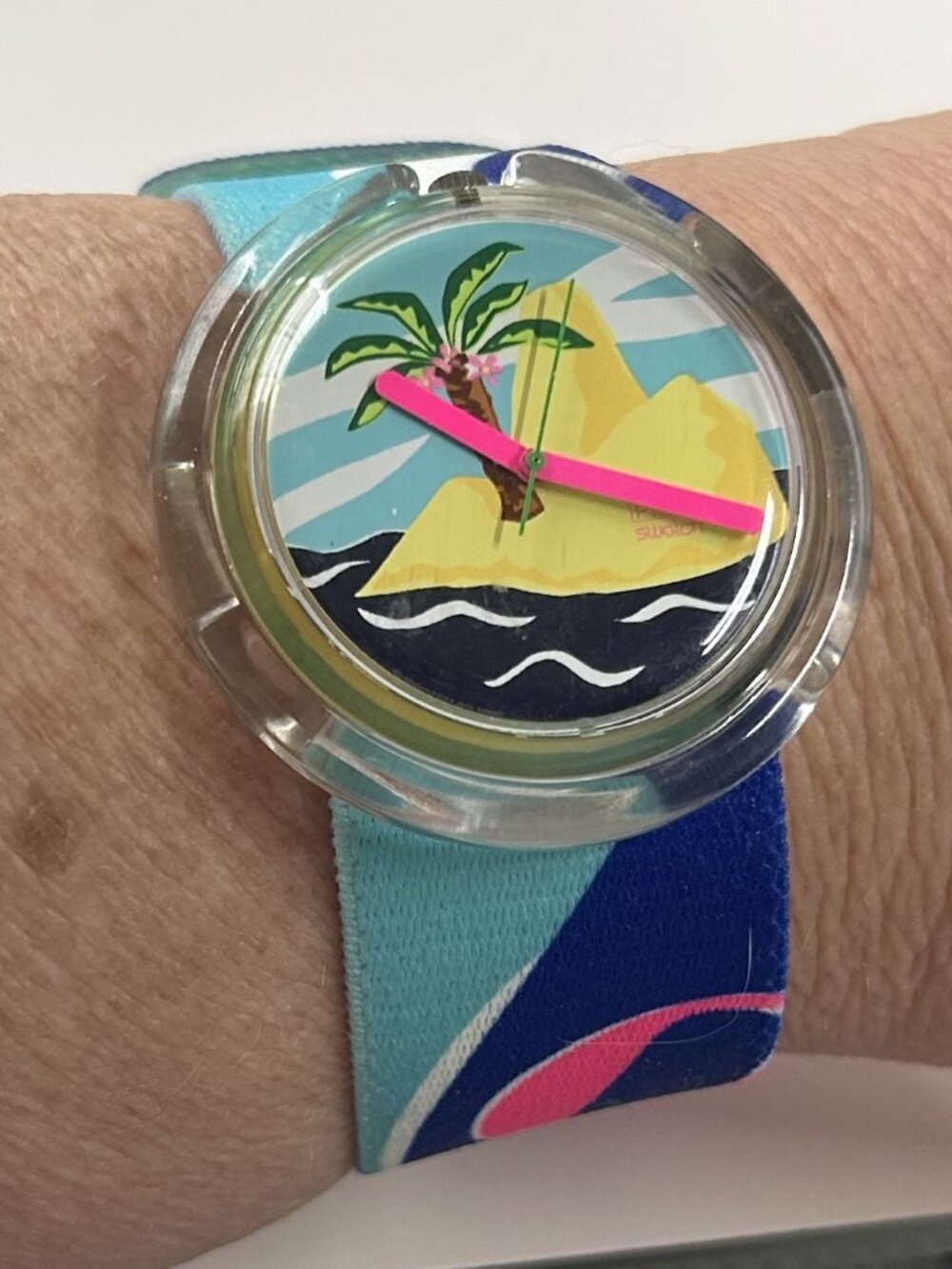 Vintage POP Swatch - Lonely Island PWK182 - Picture 6 of 7